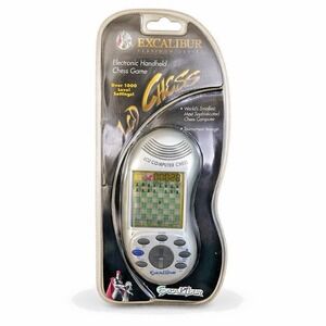 Excalibur Platinum Series LCD Chess 375CS Handheld Electronic Game NIB